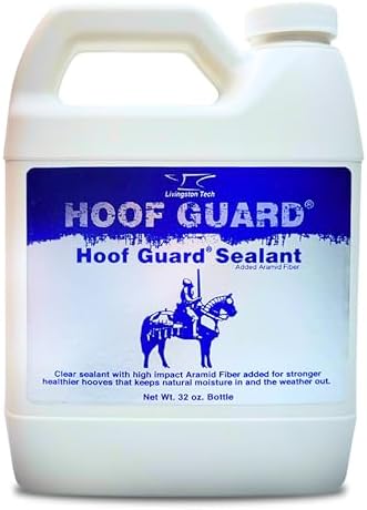 Hoof Guard Sealant Refill, Horse Hoof Oil & Conditioner for Horses, 32 oz | Hoof Conditioner for Horses, Hoof Hardener with Aramid, Helps Seal Cracks