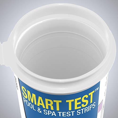 Poolmaster 22212 Smart Test 6-Way Swimming Pool and Spa Water Chemistry Test Strips, 50 count,White