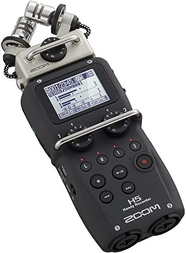 Zoom H5 Handy Recorder Kit with a Custom Windbuster, AD-17 AC Adapter, Closed-Back Stereo Headphones and a 16GB Memory Card