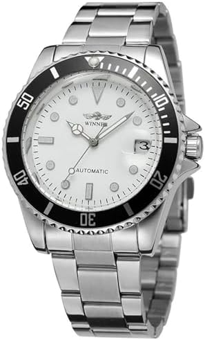 MASTOP Men Automatic Mechanical Watches Full Steel Waterproof Mens Watches | Calendar,Fashion Wristwatch for Men