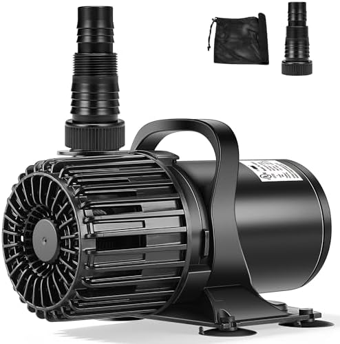 VIVOHOME 100W Pond Pump, 1600GPH Submersible Water Pump for Koi Pond