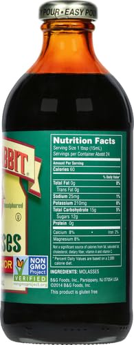 Brer Rabbit Unsulphured Molasses, Full Flavor, 12 Ounce