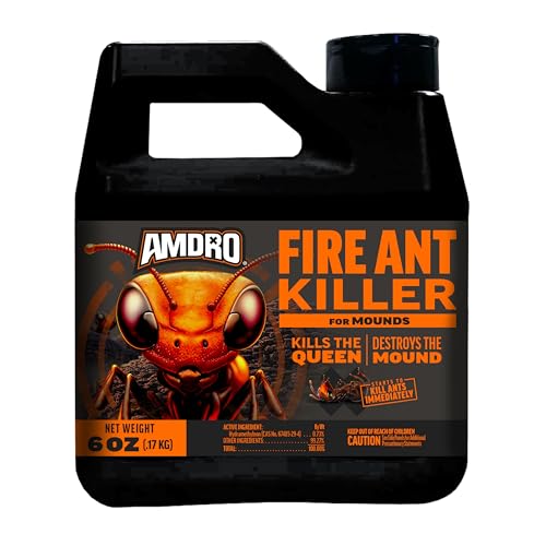 Amdro Fire Ant Killer for Mounds, 1 Lb | Dual-action fire ant killer granules, targets visible and hidden mounds, kills imported and native fire ants