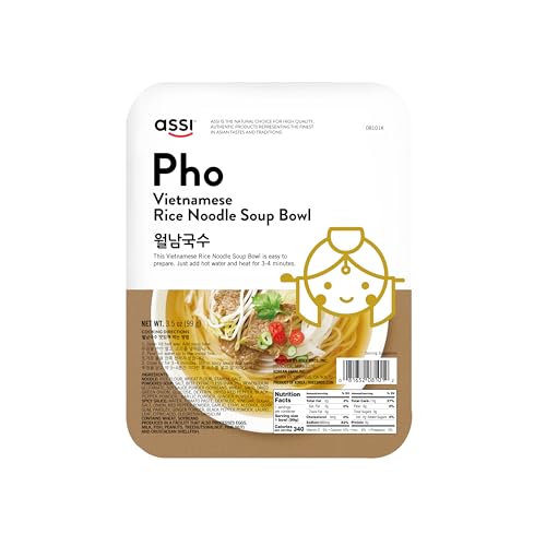 Assi Brand Pho Instant Vietnamese Noodle Soup (Pack of 6)