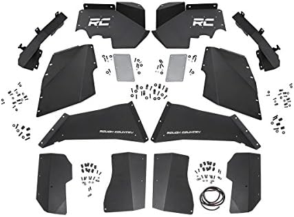 Rough Country Front & Rear Inner Fenders for 2007-2018 Jeep Wrangler JK - 10511