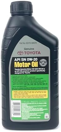 Toyota Case of 12 Quarts Full Synthetic 0W-20 Oil