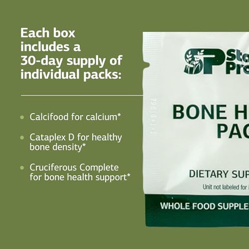 Standard Process Bone Health Pack - Supports & Maintains Healthy Bone Density with Calcium