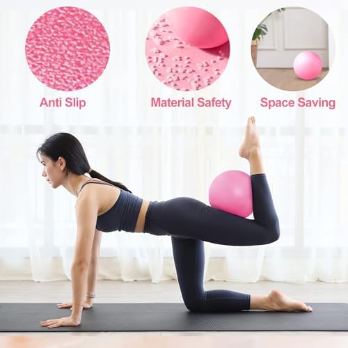 nononfish Mini Exercise Barre Ball for Yoga, Pilates, Stability Exercise Home Workout