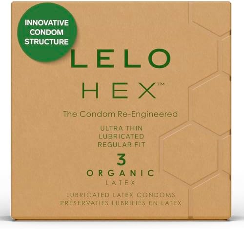 LELO HEX Original - Ultra Thin Condoms, Increased Strength, 12 Pack | This ultra thin condom offers increased strength without reducing sensation, for comfortable, reliable protection.
