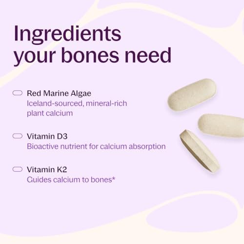 New Chapter Bone Strength Take Care - Bone & Heart Health Supplement - Clinically Studied Plant Calcium from Red Marine Algae - Vegan, Organic, Gluten Free & Kosher - 60 Slim Tablets