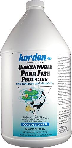 KORDON Concentrated Pond Fish Protector – Essential Vitamins & Supplements to Boost Koi Immunity, Replaces Slime Coat