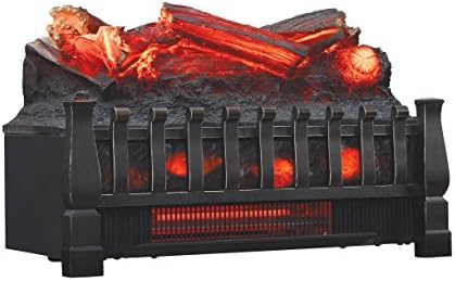 duraflame Electric Log Set 400 Sq Ft Heater, Faux Logs Insert with Lifelike Flames for Existing Fireplaces, Remote Control Included