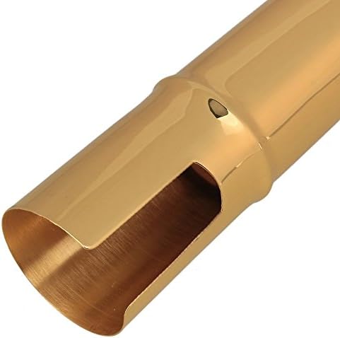 Yibuy B-flat Tenor Sax Saxophone Metal Mouthpiece Size #6 Gold Plated