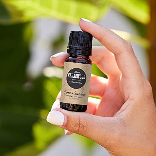 Edens Garden Cedarwood- Atlas Essential Oil- 100% Pure Premium Grade, Undiluted, Natural, Therapeutic, Aromatherapy, The Best for Diffuser, Candle