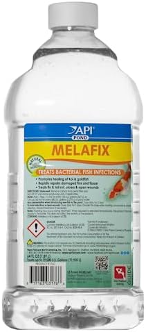 API POND MELAFIX Pond Fish Bacterial Infection Remedy 64-Ounce Bottle