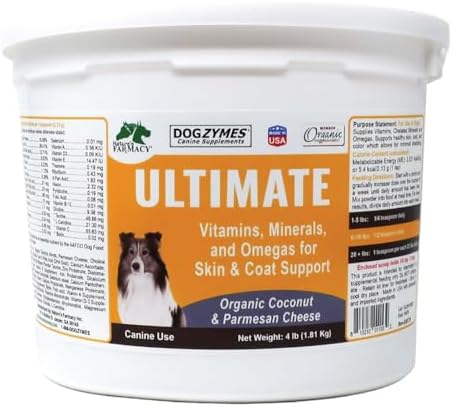 Dogzymes Ultimate Skin and Coat with Algal Oil and Organic Coconut (1 Pound)