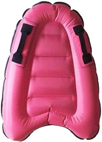 Inflatable Boogy Boards for Beach Travel Toys, 30” Cavas Slip Slide Water Park Body Surfing Board with Handles