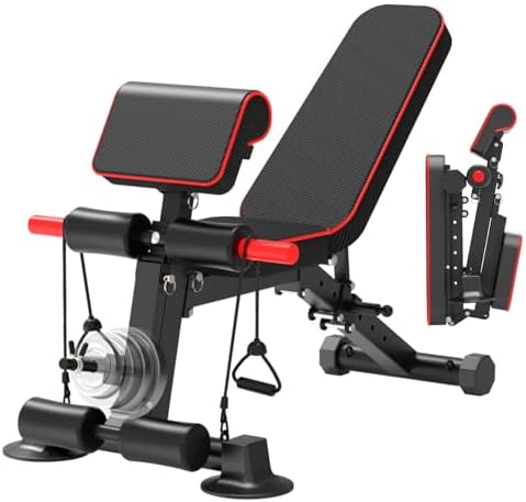 K KiNGKANG Adjustable Weight Bench for Home Gym Full Body Strength Training