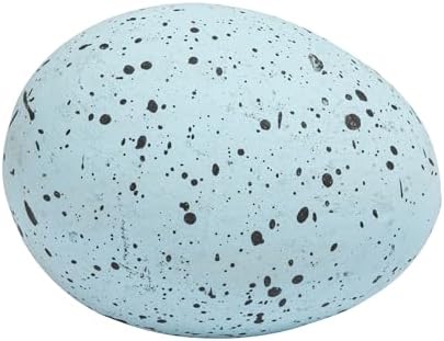 Creative Co-Op Boxed Set of 12 Blue Speckled Ceramic Robin Eggs