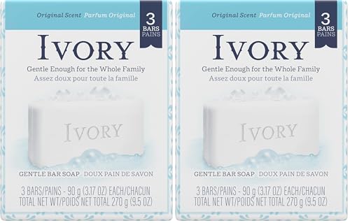 Ivory Simply Ivory Bath Bar for Unisex, 3 Count