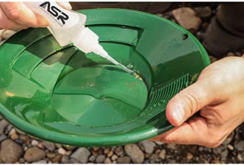 ASR Outdoor 10pc All-in-One Beginner Sluice Box Gold Panning Kit with 1/8 Classifier Screen and Gold Pans