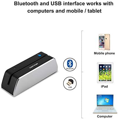 Bluetooth MSR-X6(BT) MSRX6BT Stripe Card Reader Encoder Mini Portable