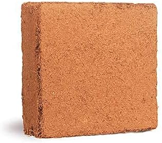 Compressed Coco Coir Pith Block, 10 Pound Block, Natural Potting Mix, Expands to 18 Gallons