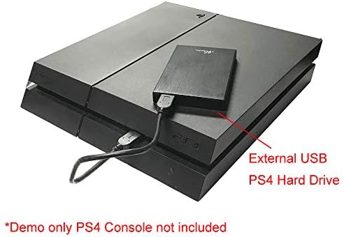 Avolusion HD250U3 2TB USB 3.0 Portable External Gaming Hard Drive (for PS4, Pre-Formatted) - 2 Year Warranty