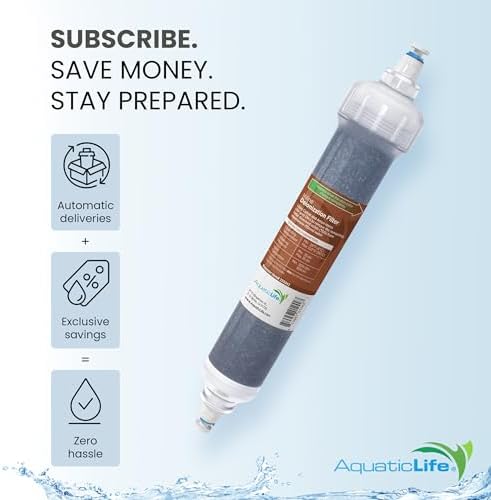 Aquatic Life DI Color Changing Mixed Bed Resin Cartridge, Aquarium, Hydroponics