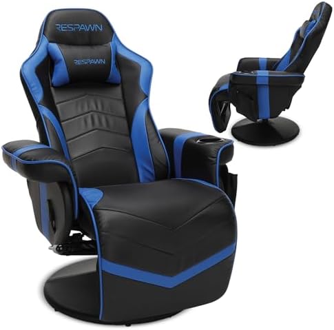 Respawn 900 Gaming Recliner Chair with Footrest, Cup Holder and Swivel