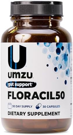 UMZU Floracil50 Probiotic Supplement, 50 Billion CFU, 30 Day Supply | Lactobacillus Acidophilus, Rhamnosus and Plantarum