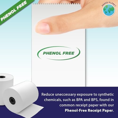 PaperPlanet Thermal Paper for Toast TP200 Printer | 20 Rolls | Thermal Receipt Paper, Compatible with Toast TP200 Printer