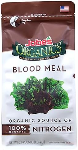 Jobe's Organics Granular Bone Meal Fertilizer, Strong Root Development for Bulbs, Tomatoes, Roses, and Other Flowering Plants, 4 lbs Bag