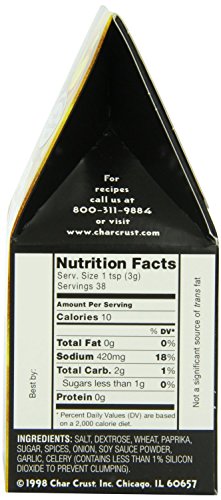 Char Crust Dry-Rub Seasoning - Kosher, CRC Parve (Roto Roast) (5 pack)