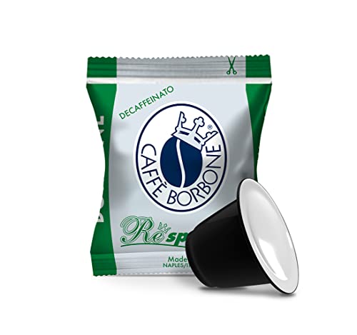 Caffè Borbone Miscela Nera Espresso Pods Compatible with Nespresso Original Machines, Dark Roast Black Blend, 100 Count Espresso Coffee Pods