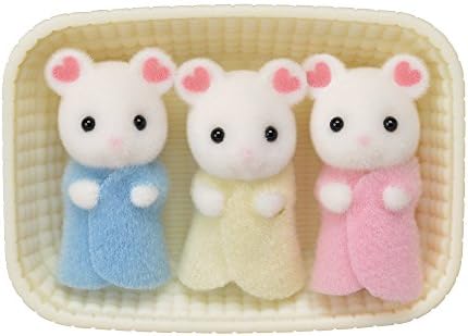 Sylvanian Families Epoch Doll [Silk Cat Baby] Ni-89 ST Mark Certified, for Ages 3 and Up, Toy, Doll House, Sylvanian Families, Epoch