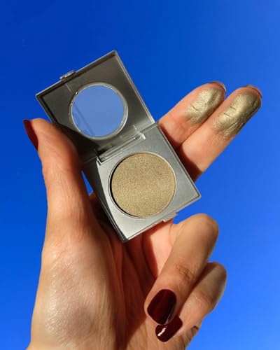 MODE Matte Grey Brown Taupe Eyeshadow Absolute FUNDAMENTAL High Pigment Long Wear Potent Color, Nourishing Natural Pressed Powder Eye Shadow Single Compact, Vegan, Cruelty Free