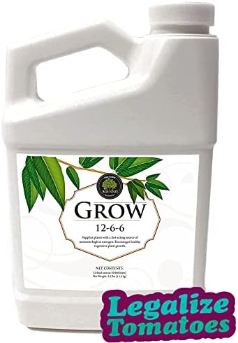 Grow Natural Based Liquid Fertilizer, 32-Ounce
