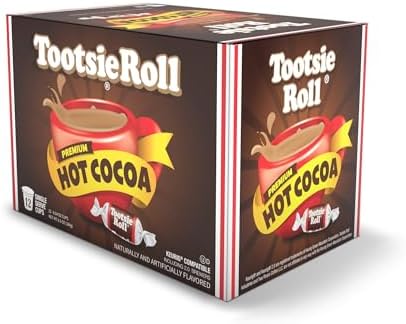 Junior Mints Chocolate Mint Flavored Hot Chocolate Pods, Compatible with 2.0 K-Cup Brewers, 12 Count - Cool Mint and Cocoa Treat