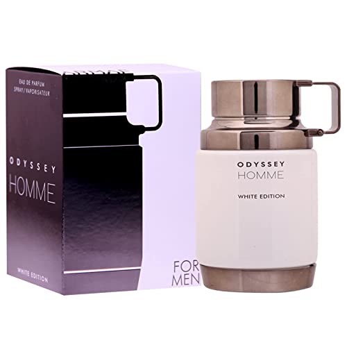 Armaf Odyssey Homme White Edition for Men Eau de Parfum Spray, 3.4 Ounce |