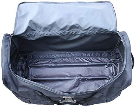 36-inch Rolling Duffle Bag with Wheels, Luggage Bag, Hockey Bag, XL Duffle Bag With Rollers, Heavy Duty Oversized Bag (Black)