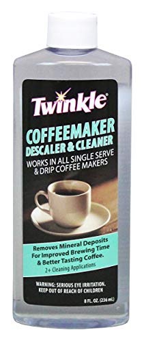 Twinkle Product Title Coffee Maker Cleaner (8 Fl Oz.) - Automatic Drip & Single Serve Coffeemaker Descaler/Removes Mineral, Hard Water, Lime