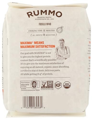 Rummo, Pasta Fusilli Protein Organic, 14.1 Ounce