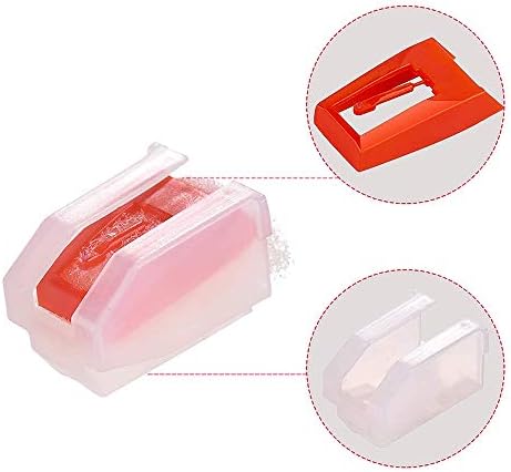Phonograph Record Player Stylus Needle for Crosley NP1 and NP6 - Pack of 2… (Red)