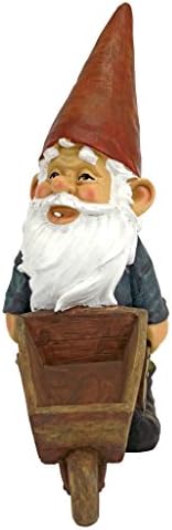Design Toscano Garden Gnome Statue - Digger The Gnome - Outdoor Garden Gnomes - Funny Lawn Gnome Statues