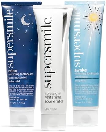 Supersmile Awake Zesty Mint Whitening Toothpaste, with Caffeine, 4.2 Oz