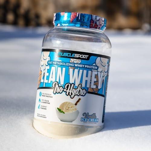 Musclesport Lean Whey Revolution™ Protein Powder - Whey Protein Isolate - Low Calorie, Low Carb, Low Fat