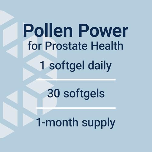 Life Extension Triple Strength ProstaPollen, 30 Softgels | Supports Prostate Health & Function, Flower Pollen Extract, Gluten-Free, 1 Daily