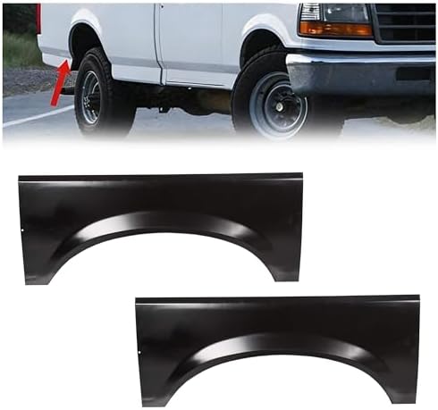ECOTRIC Rear Bed Wheel Arch Repair Panel Compatible with 1987-1998 Ford F-150 F-250 F-350 Bronco