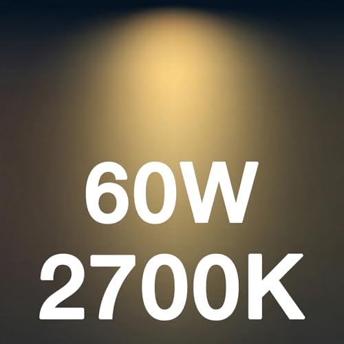 60W Equivalent LED Chandelier Light Bulbs, Dimmable, E12 Base, Clear B11 LED Filament Candelabra Bulbs, 2700K Soft White, 6 Pack